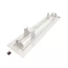 Mennyezeti szerelőkészlet vészvilágító lámpatesthez 370x90 mm - HE01