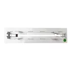 Mennyezeti szerelőkészlet vészvilágító lámpatesthez 370x90 mm - HE01