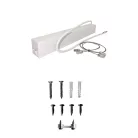 Függeszthető tartozék vészvilágító lámpatesthez 307x44 mm, állítható hossz - HE03