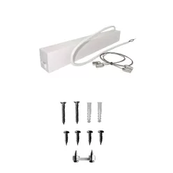   Függeszthető tartozék vészvilágító lámpatesthez 307x44 mm, állítható hossz - HE03