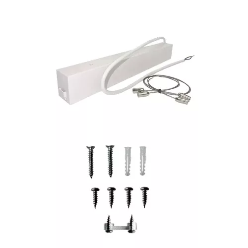 Függeszthető tartozék vészvilágító lámpatesthez 307x44 mm, állítható hossz - HE03