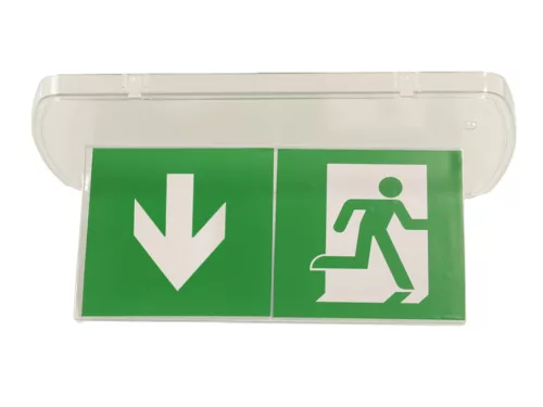Diffúzor mennyezeti szereléshez LEL103 vészvilágításhoz, 260x112mm - HE11