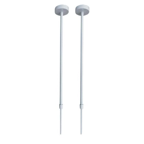 Teleszkópos függesztő konzol LED fénycsöves lámpatesthez 500-1000 mm fehér - HF03