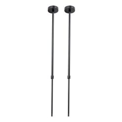   Teleszkópos függesztő konzol LED fénycsöves lámpatesthez 500-1000 mm fekete - HF03B