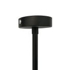 Teleszkópos függesztő konzol LED fénycsöves lámpatesthez 500-1000 mm fekete - HF03B