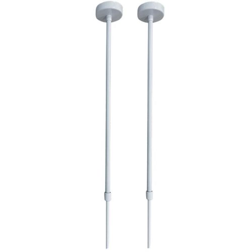 Teleszkópos függesztő konzol LED fénycsöves lámpatesthez 750-1500 mm fehér - HF04