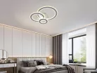 LED design mennyezeti lámpa 90W, 7300 lm, 3000-6500K, IP20, Ø499 mm - J1300/W