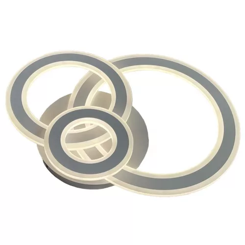 LED design mennyezeti lámpa 90W, 7300 lm, 3000-6500K, IP20, Ø499 mm - J1300/W