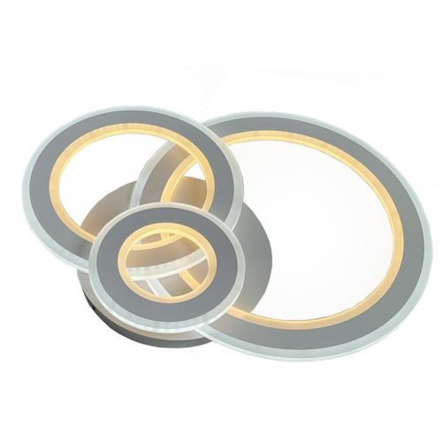 LED design mennyezeti lámpa 90W, 7300 lm, 3000-6500K, IP20, Ø499 mm - J1300/W