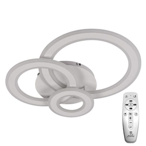 LED design mennyezeti lámpa 90W, 7300 lm, 3000-6500K, IP20, Ø499 mm - J1300/W