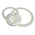 LED design mennyezeti lámpa 90W, 7300 lm, 3000-6500K, IP20, Ø499 mm - J1300/W