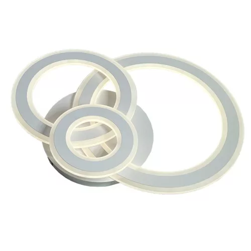 LED design mennyezeti lámpa 90W, 7300 lm, 3000-6500K, IP20, Ø499 mm - J1300/W