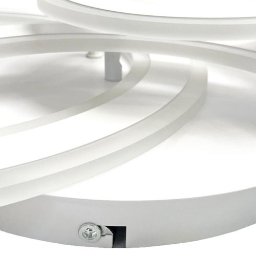 LED design mennyezeti lámpa 90W, 7300 lm, 3000-6500K, IP20, Ø499 mm - J1300/W