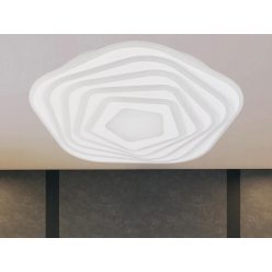   LED design mennyezeti lámpa 125W, 10200 lm, 3000K-6500K, IP20, fém-akril - J1301/W