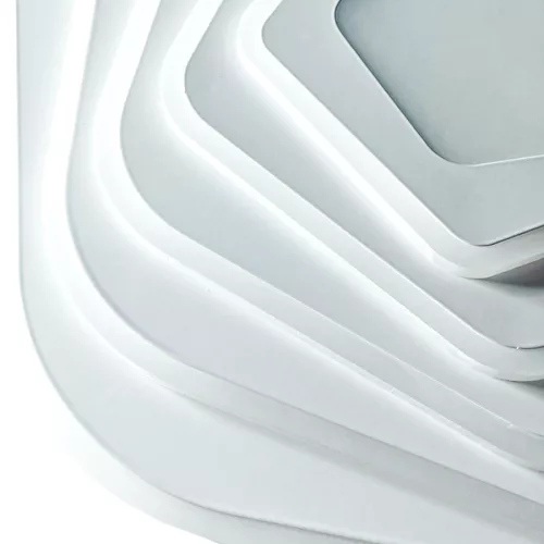 LED design mennyezeti lámpa 125W, 10200 lm, 3000K-6500K, IP20, fém-akril - J1301/W