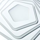 LED design mennyezeti lámpa 125W, 10200 lm, 3000K-6500K, IP20, fém-akril - J1301/W