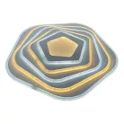 LED design mennyezeti lámpa 125W, 10200 lm, 3000K-6500K, IP20, fém-akril - J1301/W