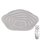 LED design mennyezeti lámpa 125W, 10200 lm, 3000K-6500K, IP20, fém-akril - J1301/W