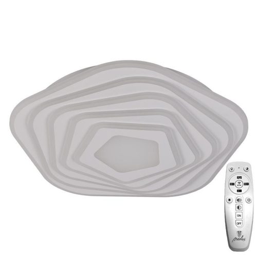 LED design mennyezeti lámpa 125W, 10200 lm, 3000K-6500K, IP20, fém-akril - J1301/W
