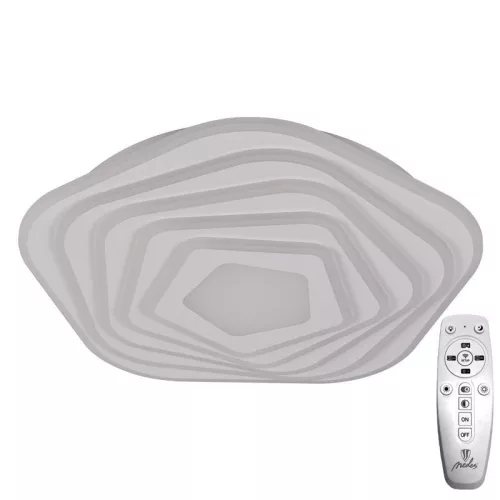 LED design mennyezeti lámpa 125W, 10200 lm, 3000K-6500K, IP20, fém-akril - J1301/W