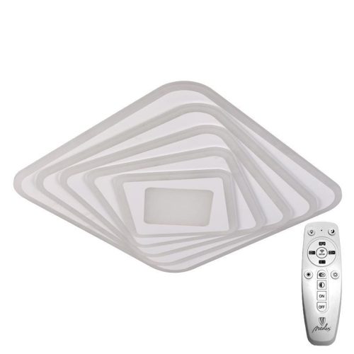 LED design mennyezeti lámpa 150W, 12300 lm, 3000K-6500K, IP20, fém-akril - J1302/W