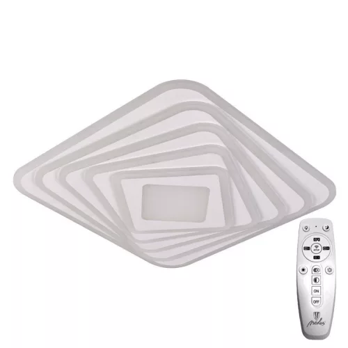 LED design mennyezeti lámpa 150W, 12300 lm, 3000K-6500K, IP20, fém-akril - J1302/W