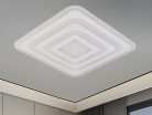 LED design mennyezeti lámpa 95W, 7700 lm, 3000K-6500K, IP20, fém-akril - J1304/W