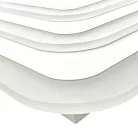 LED design mennyezeti lámpa 95W, 7700 lm, 3000K-6500K, IP20, fém-akril - J1304/W