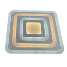 LED design mennyezeti lámpa 95W, 7700 lm, 3000K-6500K, IP20, fém-akril - J1304/W