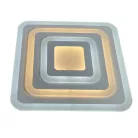 LED design mennyezeti lámpa 95W, 7700 lm, 3000K-6500K, IP20, fém-akril - J1304/W