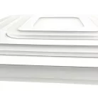 LED design mennyezeti lámpa 95W, 7700 lm, 3000K-6500K, IP20, fém-akril - J1304/W