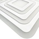 LED design mennyezeti lámpa 95W, 7700 lm, 3000K-6500K, IP20, fém-akril - J1304/W