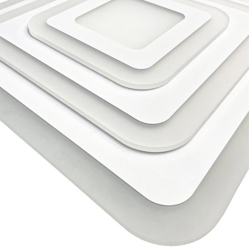 LED design mennyezeti lámpa 95W, 7700 lm, 3000K-6500K, IP20, fém-akril - J1304/W