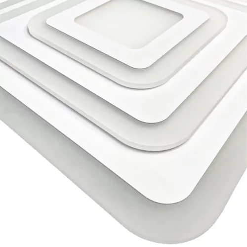 LED design mennyezeti lámpa 95W, 7700 lm, 3000K-6500K, IP20, fém-akril - J1304/W