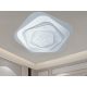 LED design mennyezeti lámpa 105W, 8600 lm, 3000K-6500K, IP20, fém-akril - J1306/W