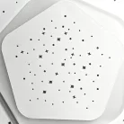 LED design mennyezeti lámpa 105W, 8600 lm, 3000K-6500K, IP20, fém-akril - J1306/W