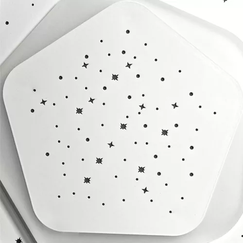 LED design mennyezeti lámpa 105W, 8600 lm, 3000K-6500K, IP20, fém-akril - J1306/W