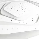 LED design mennyezeti lámpa 105W, 8600 lm, 3000K-6500K, IP20, fém-akril - J1306/W