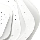 LED design mennyezeti lámpa 105W, 8600 lm, 3000K-6500K, IP20, fém-akril - J1306/W