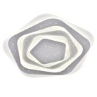 LED design mennyezeti lámpa 105W, 8600 lm, 3000K-6500K, IP20, fém-akril - J1306/W