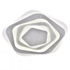 LED design mennyezeti lámpa 105W, 8600 lm, 3000K-6500K, IP20, fém-akril - J1306/W