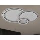 LED design mennyezeti lámpa 40W, 3300 lm, 3000K-6500K, IP20, fém-akril - J1308/W