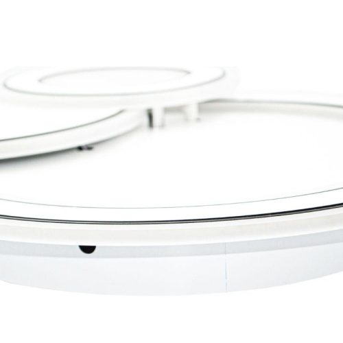 LED design mennyezeti lámpa 40W, 3300 lm, 3000K-6500K, IP20, fém-akril - J1308/W