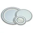 LED design mennyezeti lámpa 40W, 3300 lm, 3000K-6500K, IP20, fém-akril - J1308/W