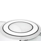 LED design mennyezeti lámpa 40W, 3300 lm, 3000K-6500K, IP20, fém-akril - J1308/W