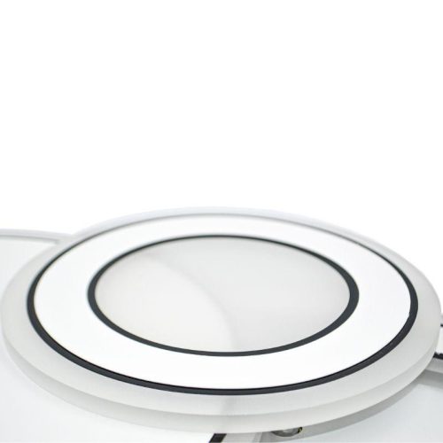 LED design mennyezeti lámpa 40W, 3300 lm, 3000K-6500K, IP20, fém-akril - J1308/W