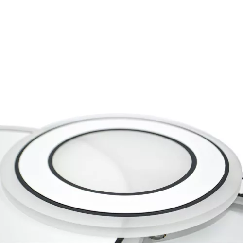 LED design mennyezeti lámpa 40W, 3300 lm, 3000K-6500K, IP20, fém-akril - J1308/W