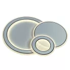 LED design mennyezeti lámpa 40W, 3300 lm, 3000K-6500K, IP20, fém-akril - J1308/W