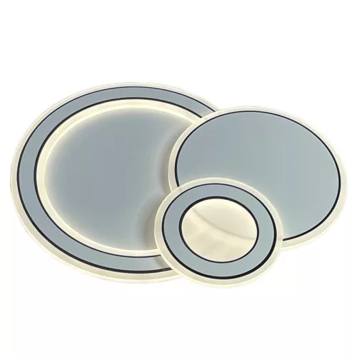 LED design mennyezeti lámpa 40W, 3300 lm, 3000K-6500K, IP20, fém-akril - J1308/W