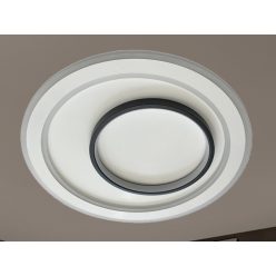   LED design mennyezeti lámpa 85W, 6800 lm, 3000K-6500K, IP20, fém-akril - J1309/W